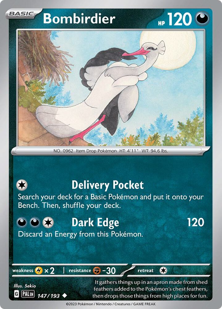 Bombirdier 147/193 (SV02: Paldea Evolved) 