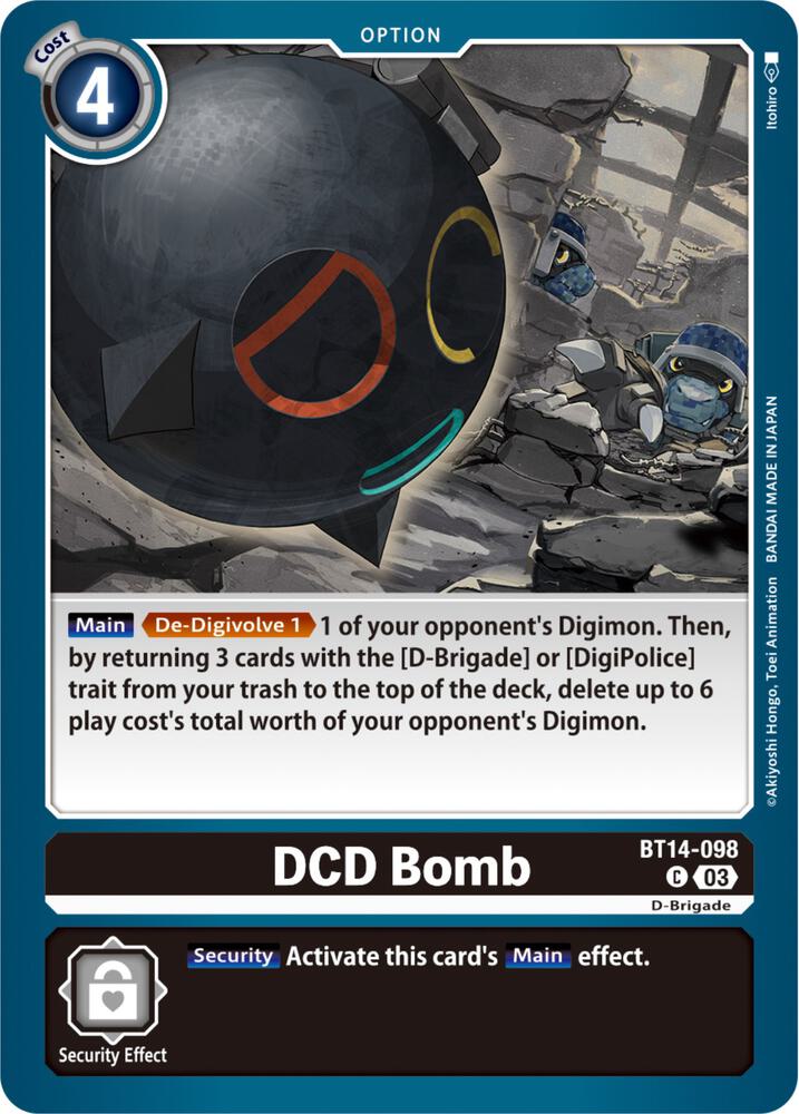 DCD Bomb BT14-098 C (Blast Ace) 