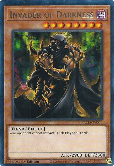 Invader of Darkness TAMA-EN046 (Tactical Masters)  - 1st Edition