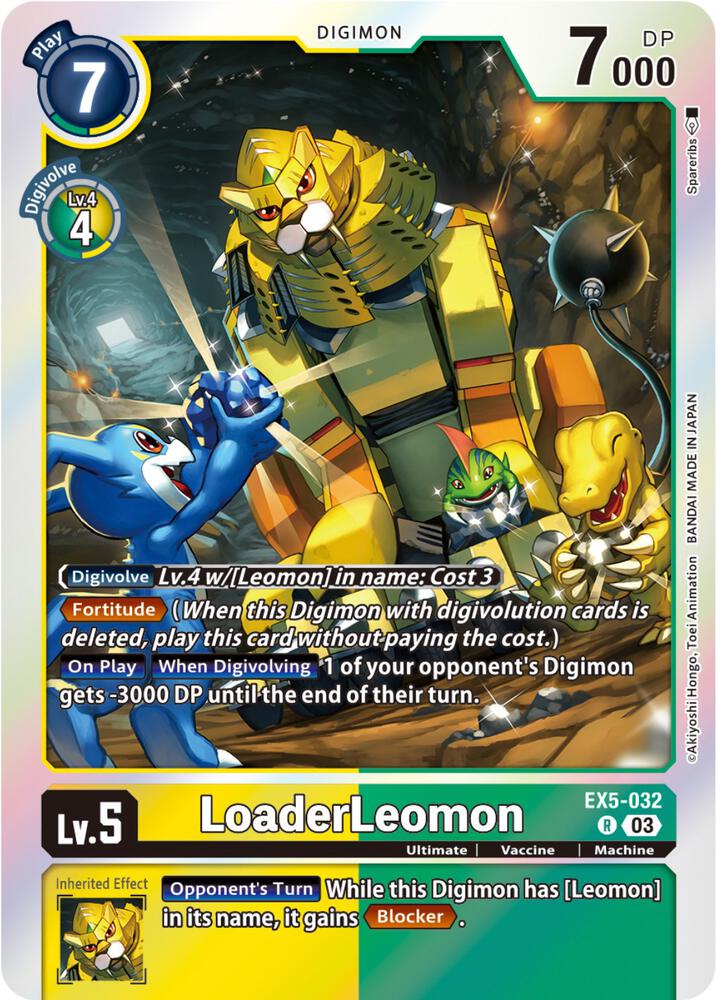 LoaderLeomon EX5-032 R (Animal Colosseum)  - Foil