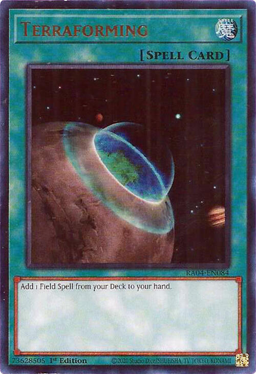 Terraforming UR RA04-EN084 (Quarter Century Stampede)  - 1st Edition