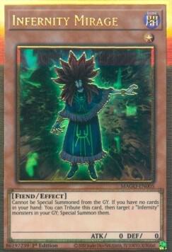 Infernity Mirage MAGO-EN005 (Maximum Gold)  - 1st Edition