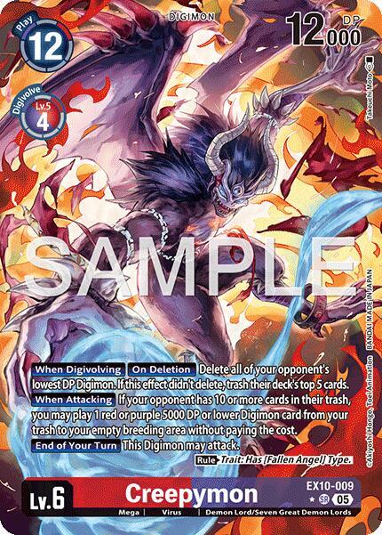 Creepymon Alternate Art EX10-009 SR (Sinister Order)  - Foil