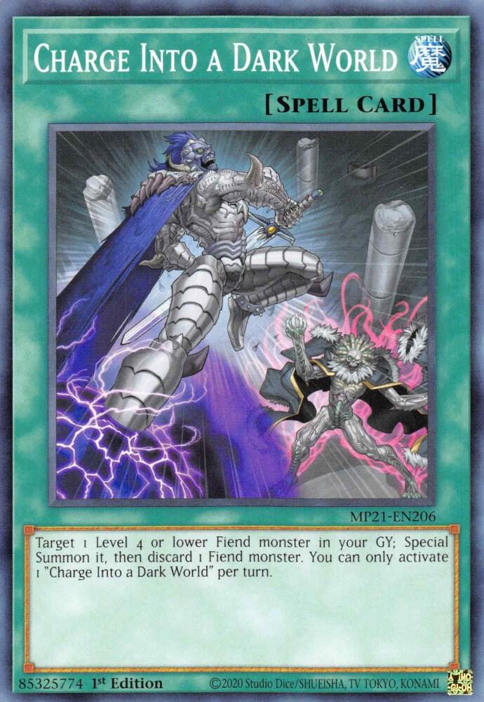 Charge Into a Dark World MP21-EN206 (2021 Tin of Ancient Battles)  - 1st Edition