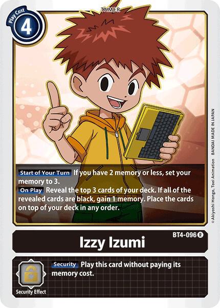 Izzy Izumi BT4-096 R (Great Legend) 
