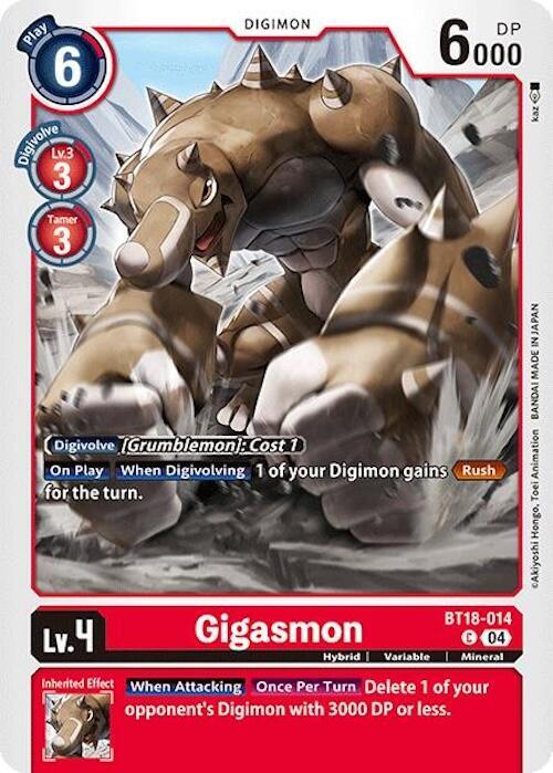 Gigasmon BT18-014 C (Release Special Booster 2.0) 