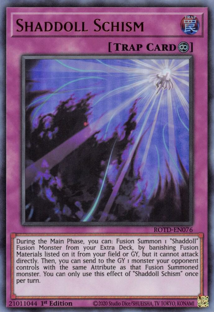 Shaddoll Schism ROTD-EN076 (Rise of the Duelist)  - 1st Edition