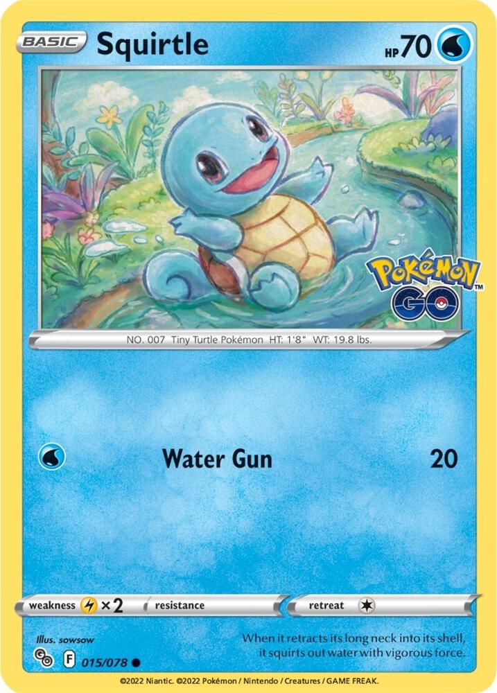 Squirtle 015/078 (Pokemon GO) 