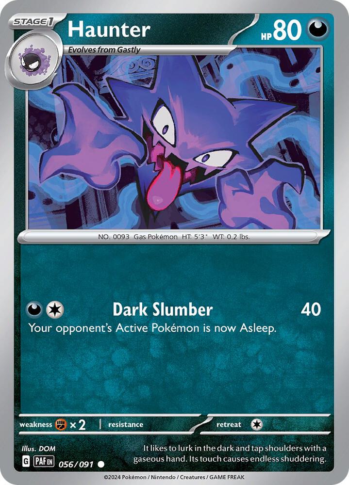 Haunter 056/091 (SV: Paldean Fates) 