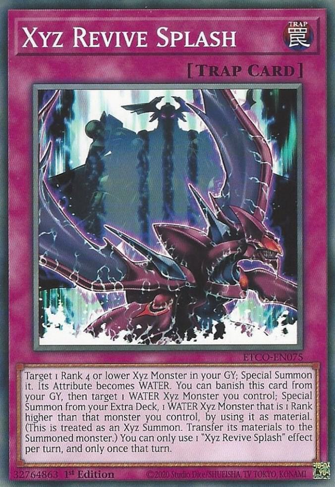 Xyz Revive Splash ETCO-EN075 (Eternity Code)  - 1st Edition