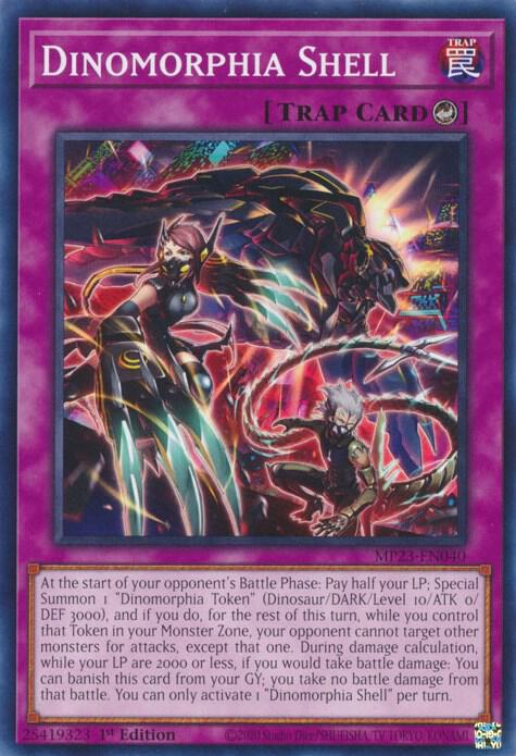 Dinomorphia Shell MP23-EN040 (25th Anniversary Tin: Dueling Heroes Mega Pack)  - 1st Edition