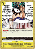Never Underestimate the Power of Miracles!! OP09-116 (Emperors in the New World) 
