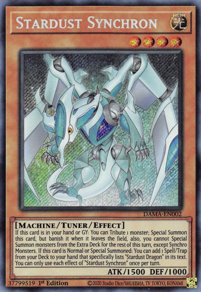 Stardust Synchron DAMA-EN002 (Dawn of Majesty)  - 1st Edition