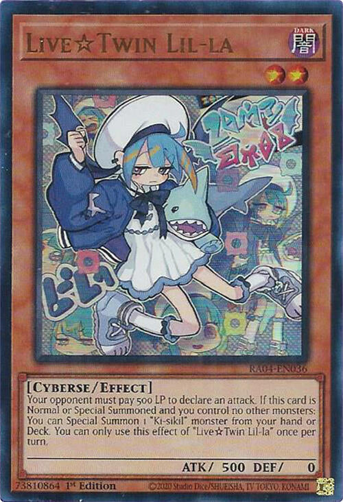 Live Twin Lil la UR RA04-EN036 (Quarter Century Stampede)  - 1st Edition