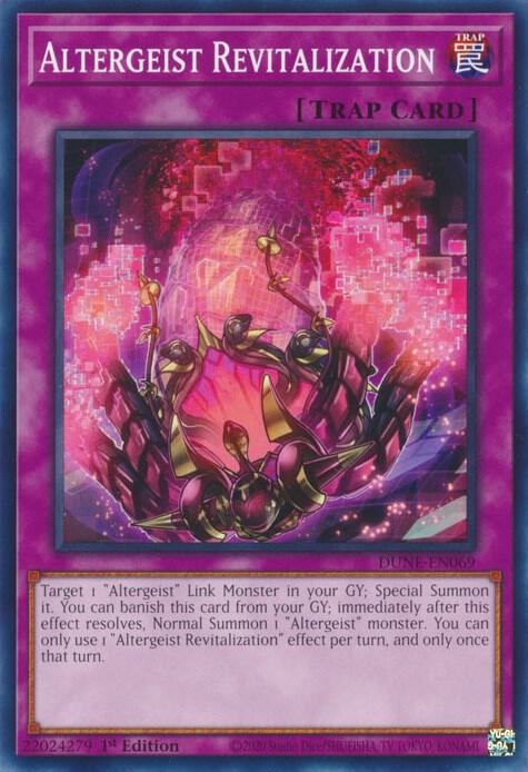 Altergeist Revitalization DUNE-EN069 (Duelist Nexus)  - 1st Edition