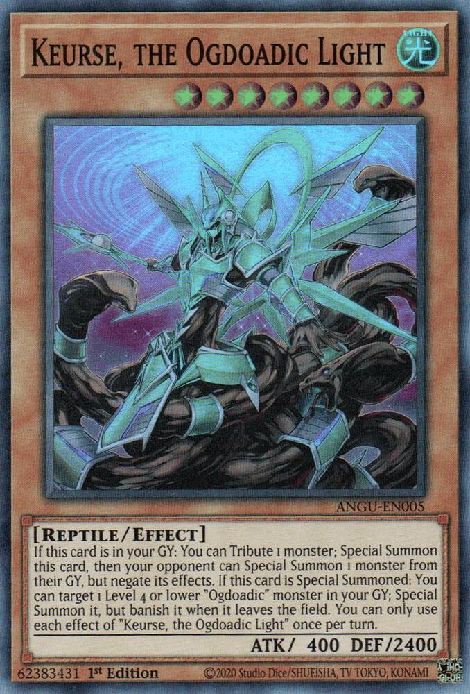 Keurse, the Ogdoadic Light ANGU-EN005 (Ancient Guardians)  - 1st Edition