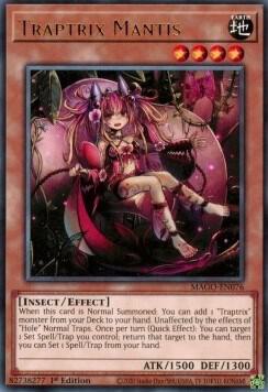 Traptrix Mantis MAGO-EN076 (Maximum Gold)  - 1st Edition
