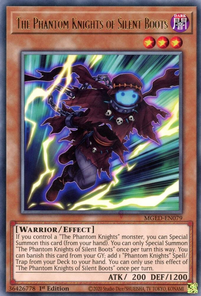 The Phantom Knights of Silent Boots MGED-EN079 (Maximum Gold: El Dorado)  - 1st Edition