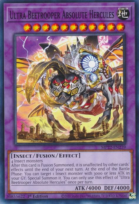 Ultra Beetrooper Absolute Hercules MP22-EN239 (2022 Tin of the Pharaoh's Gods)  - 1st Edition