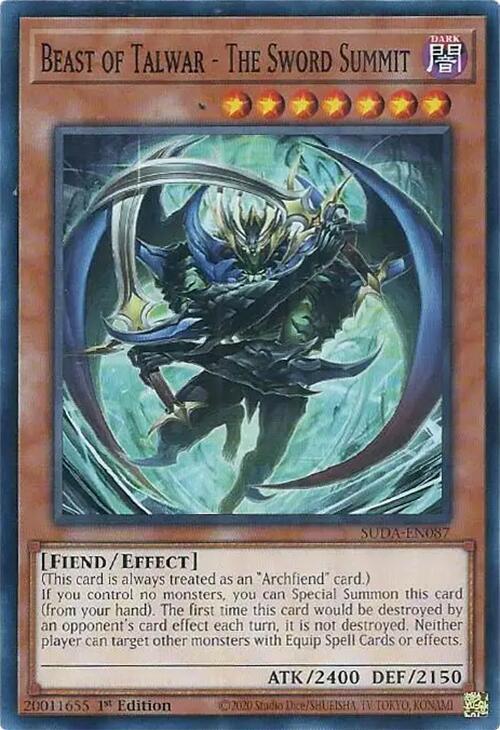 Beast of Talwar - The Sword Summit SUDA-EN087 (Supreme Darkness)  - 1st Edition
