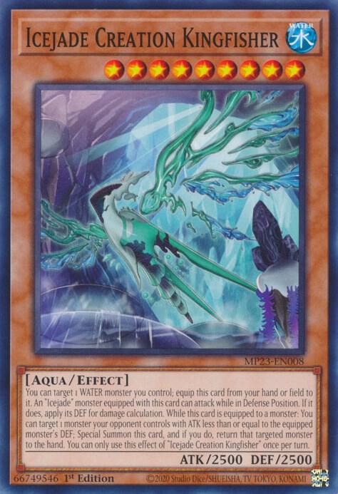Icejade Creation Kingfisher MP23-EN008 (25th Anniversary Tin: Dueling Heroes Mega Pack)  - 1st Edition