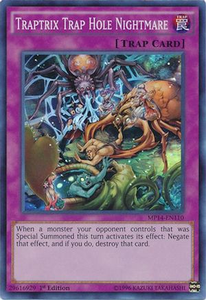 Traptrix Trap Hole Nightmare (MP14-EN110) - Super Rare - 2014 Mega-Tins Mega Pack