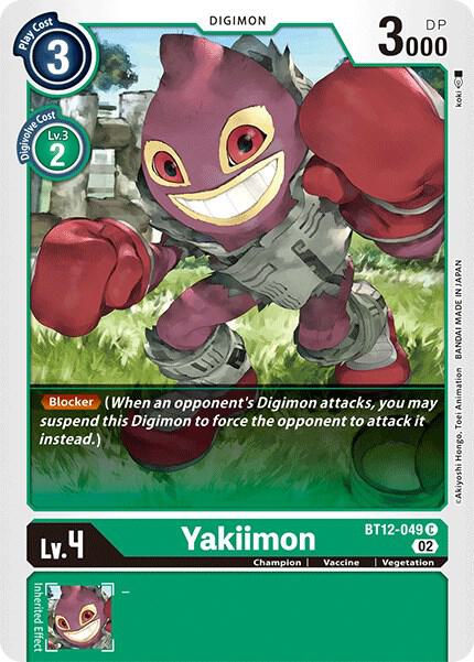 Yakiimon BT12-049 C (Across Time) 