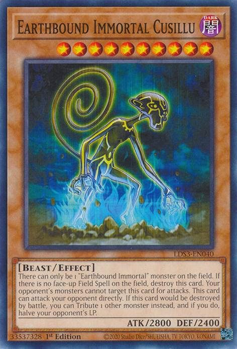 Earthbound Immortal Cusillu LDS3-EN040 (Legendary Duelists: Season 3)  - 1st Edition