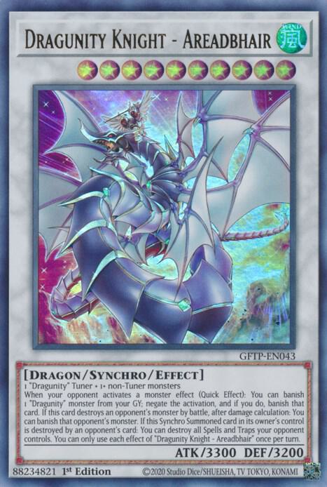 Dragunity Knight - Areadbhair GFTP-EN043 (Ghosts From the Past)  - 1st Edition