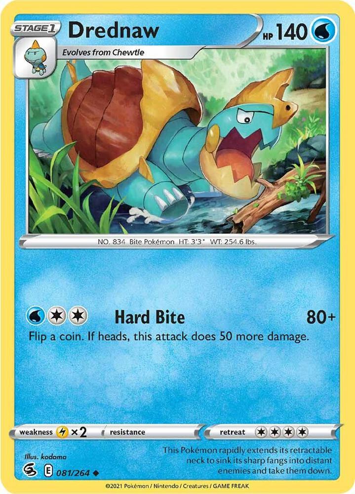 Drednaw 081/264 (SWSH08: Fusion Strike) 