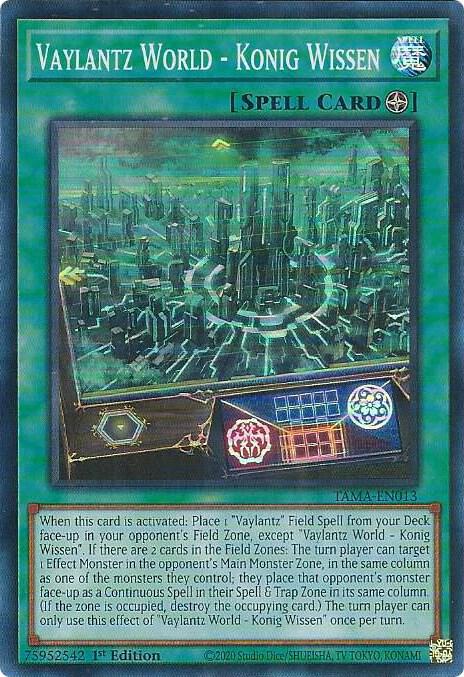 Vaylantz World - Konig Wissen TAMA-EN013 (Tactical Masters)  - 1st Edition