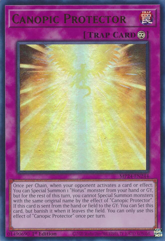 Canopic Protector MP24-EN244 (25th Anniversary Tin: Dueling Mirrors)  - 1st Edition