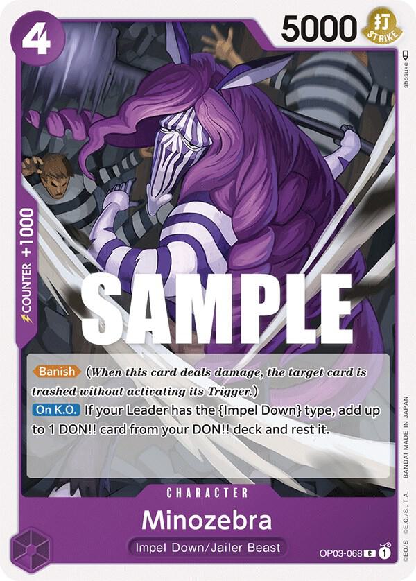 Minozebra OP03-068 (Pillars of Strength) 