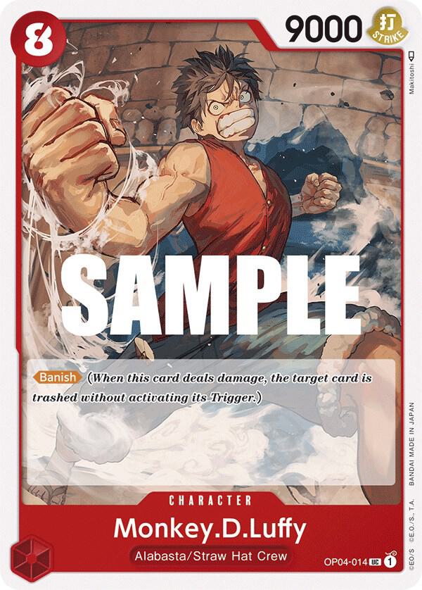Monkey.D.Luffy OP04-014 (Kingdoms of Intrigue) 