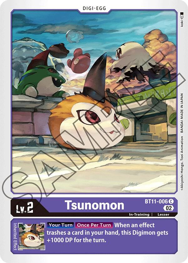 Tsunomon BT11-006 C (Dimensional Phase) 