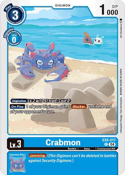 Crabmon EX8-017 C (Chain of Liberation) 