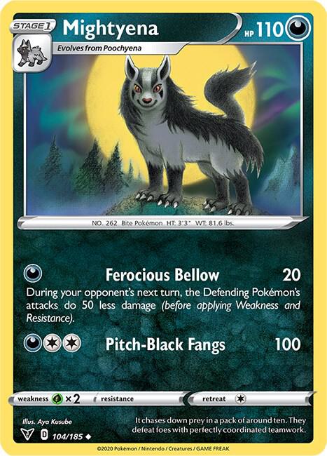 Mightyena 104/185 (SWSH04: Vivid Voltage) 
