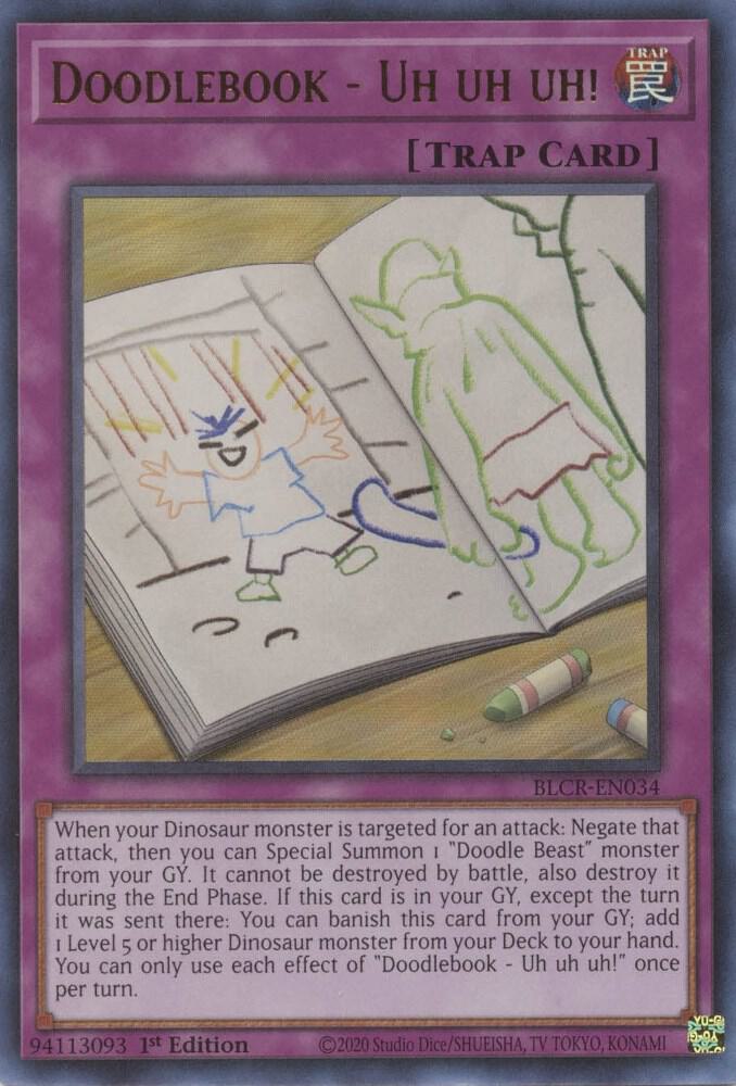 Doodlebook - Uh uh uh! BLCR-EN034 (Battles of Legend: Crystal Revenge)  - 1st Edition