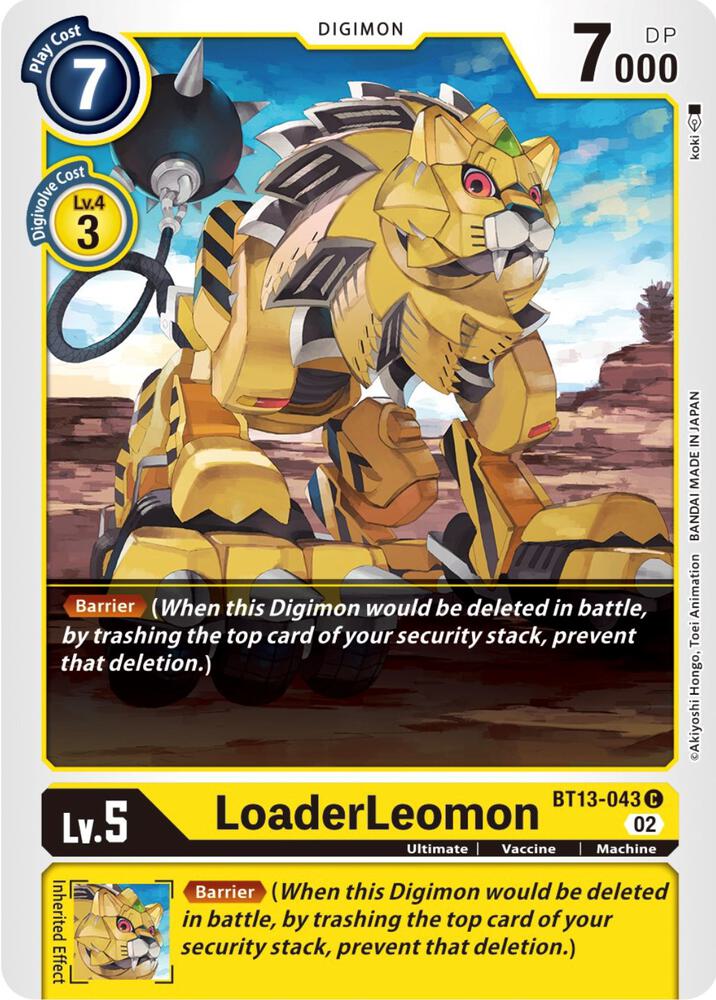 LoaderLeomon BT13-043 C (Versus Royal Knights) 