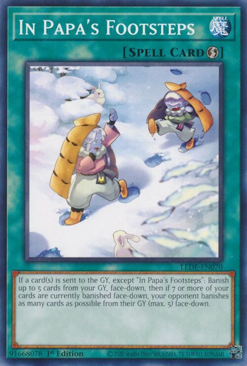 In Papa's Footsteps LEDE-EN070 (Legacy of Destruction)  - 1st Edition