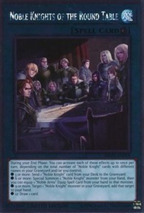 Noble Knights of the Round Table (NKRT-EN018) - Platinum Rare - Noble Knights of the Round Table Box Set