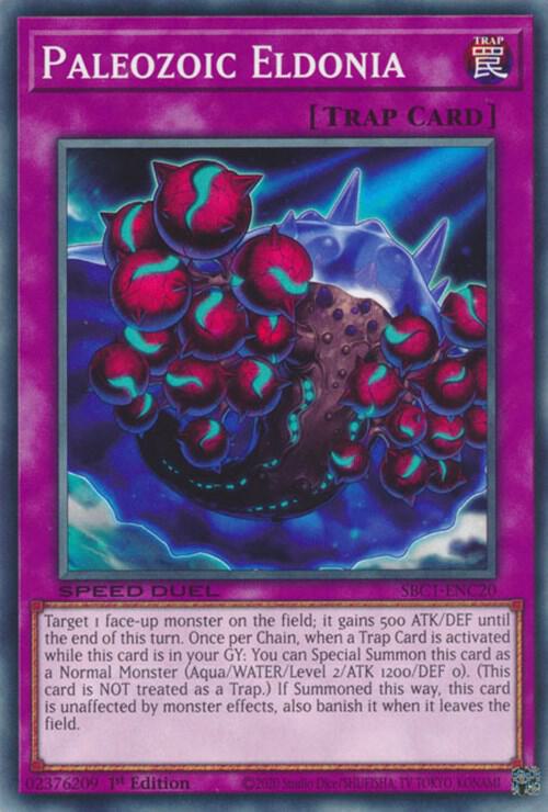 Paleozoic Eldonia SBC1-ENC20 (Speed Duel: Streets of Battle City)  - 1st Edition
