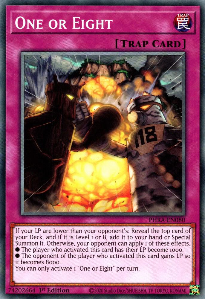 One or Eight PHRA-EN080 (Phantom Rage)  - 1st Edition