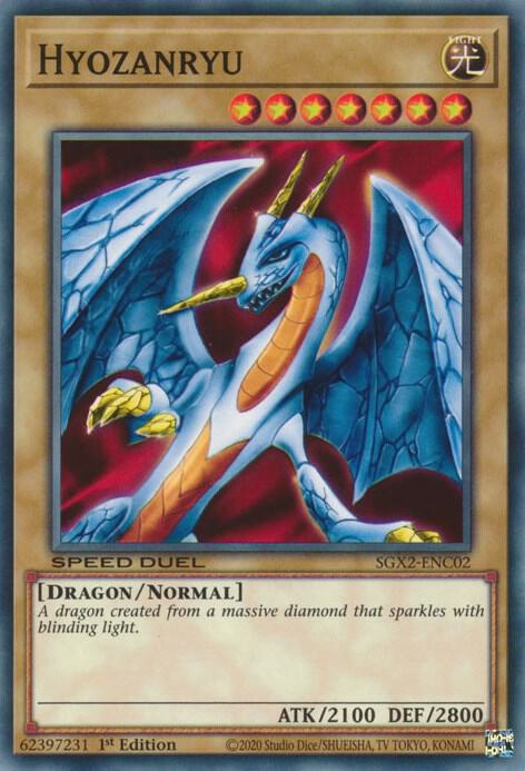 Hyozanryu SGX2-ENC02 (Speed Duel GX: Midterm Paradox)  - 1st Edition