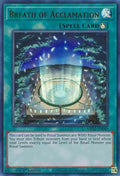 Breath of Acclamation MP22-EN049 (2022 Tin of the Pharaoh's Gods)  - 1st Edition