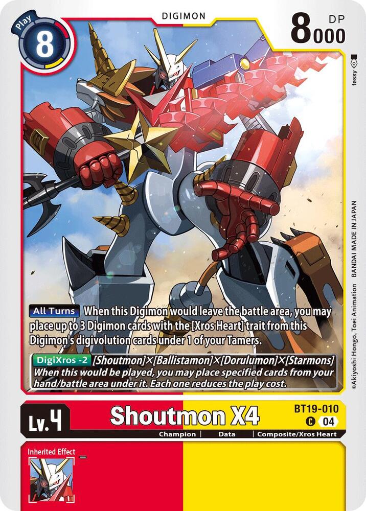 Shoutmon X4 BT19-010 C (Release Special Booster 2.5) 