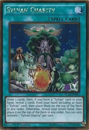 Sylvan Charity (PGL2-EN061) - Gold Rare - Unlimited - Premium Gold: Return of the Bling