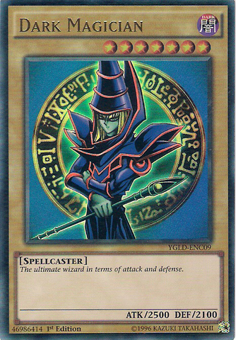 Dark Magician [YGLD-ENC09] Ultra Rare