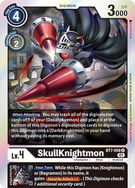 SkullKnightmon BT7-058 R (Next Adventure)  - Foil
