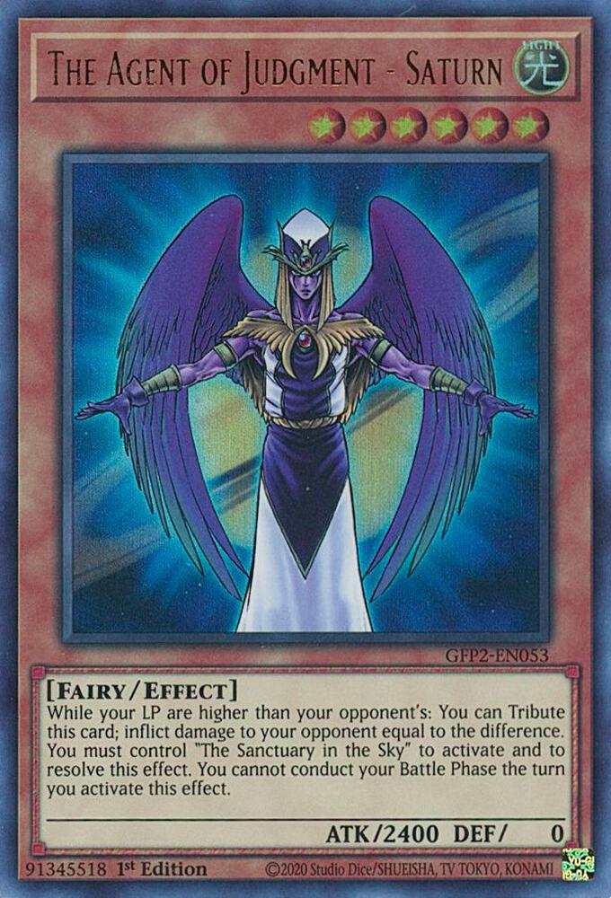 The Agent of Judgment - Saturn GFP2-EN053 (Ghosts From the Past: The 2nd Haunting)  - 1st Edition